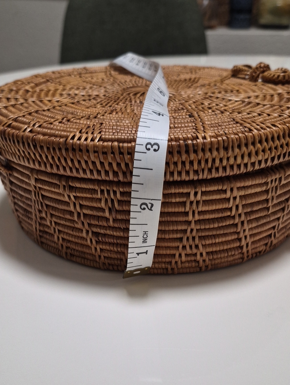 Street Level Round Wicker Purse - Picture 9 of 12